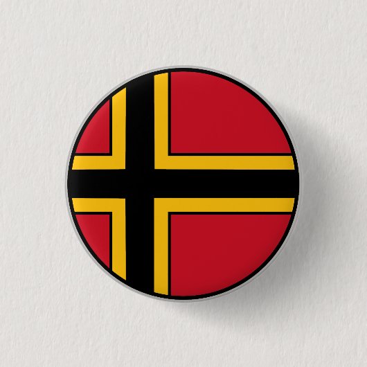 Duitse Verzetsvlag Ronde Button 3,2 Cm (Voorkant)