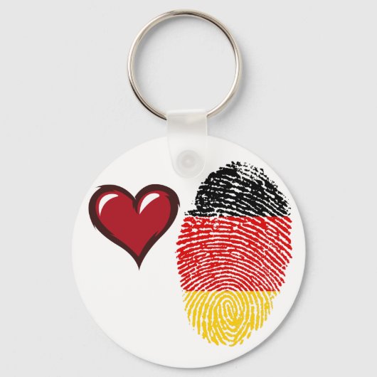 Duitse vingerafdrukvlag sleutelhanger (Voorkant)