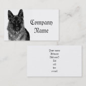 Duitse visitekaartjes van schapen (Voorkant / Achterkant)