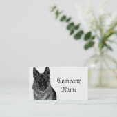 Duitse visitekaartjes van schapen (Staand voorkant)