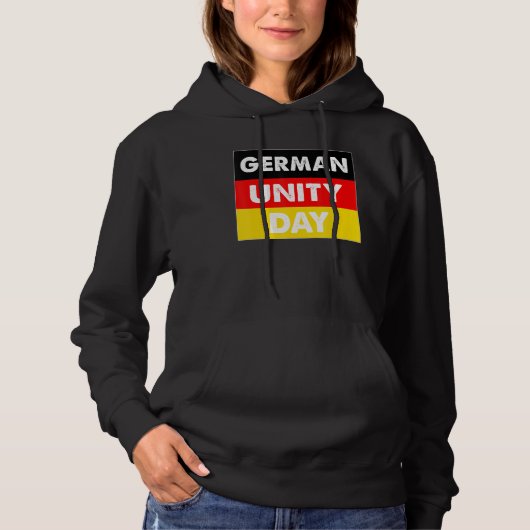  Duitse vlag 3 oktober viering Duitsland Hoodie (Voorkant)