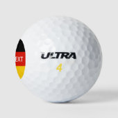 Duitse vlag aangepaste golfbal set voor Duitsland Golfballen (Logo)