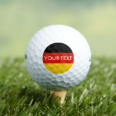 Duitse vlag aangepaste golfbal set voor Duitsland Golfballen (Insitu Shirt)