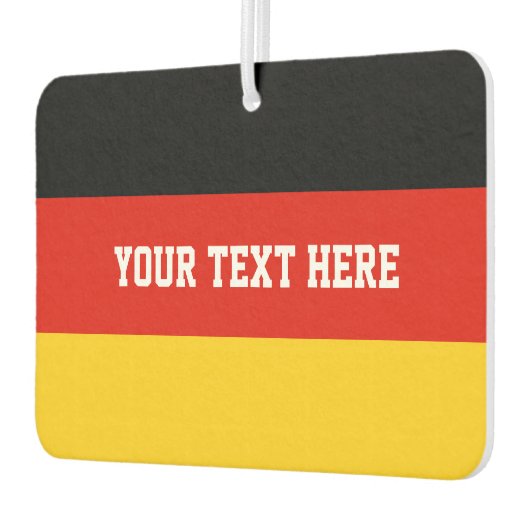 Duitse vlag auto luchtverfrisser | Duitsland trots (Links)