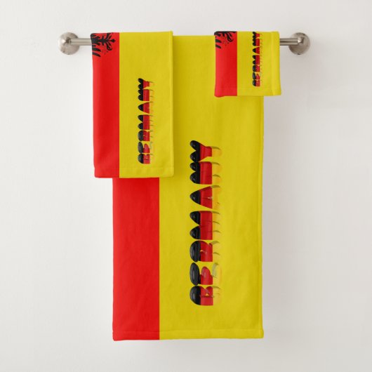 Duitse vlag bad handdoek (Insitu)