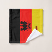 Duitse vlag bad handdoek (Wasdoekje)