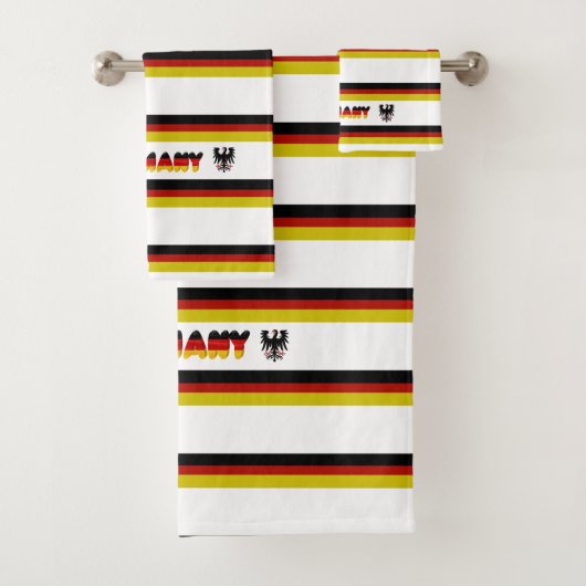 Duitse vlag bad handdoek (Insitu)