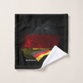 Duitse vlag bad handdoek (Wasdoekje)