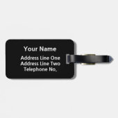 Duitse vlag bagagelabel (Achterkant horizontaal)