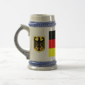 Duitse vlag Beer Stein Bierpul (Links)