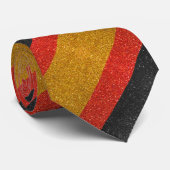 Duitse vlag Berlijn Glitter Professional Stropdas (Opgerold)
