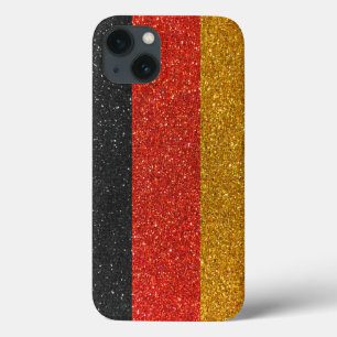Duitse vlag Berlijn Glitter Stylish Case-Mate iPhone Case