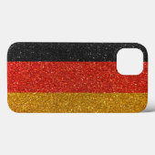 Duitse vlag Berlijn Glitter Stylish Case-Mate iPhone Case (Achterkant (horizontaal))