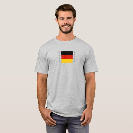 Duitse vlag Berlijn T-shirt (Voorkant volledig)