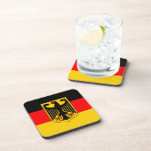 Duitse vlag bier onderzetter (Rechterzijde)