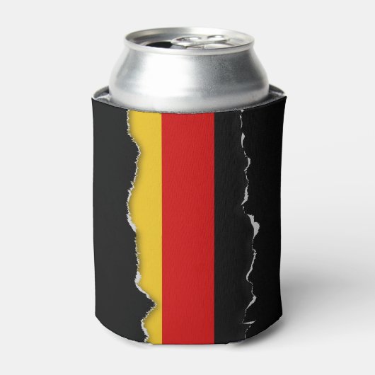 Duitse vlag blikjeskoeler (Blikje Voorkant)
