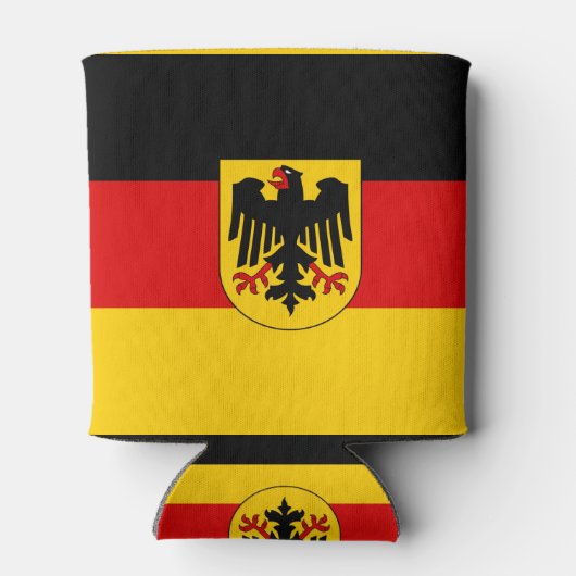 Duitse vlag blikjeskoeler (Achterkant)