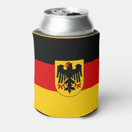 Duitse vlag blikjeskoeler (Blikje Achterkant)