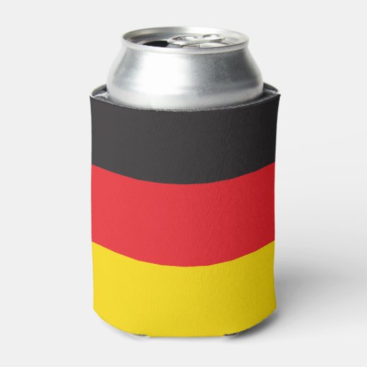 Duitse vlag blikjeskoeler (Blikje Voorkant)
