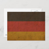 -Duitse vlag Briefkaart (Voorkant / Achterkant)