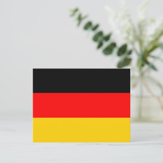 Duitse vlag briefkaart (Staand voorkant)