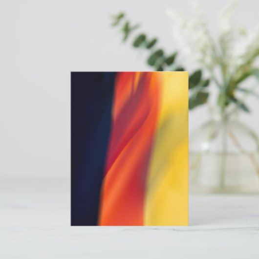 Duitse vlag briefkaart (Staand voorkant)