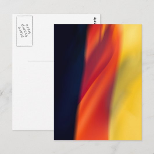 Duitse vlag briefkaart (Voorkant / Achterkant)