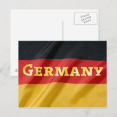 Duitse vlag briefkaart (Voorkant / Achterkant)