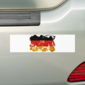 Duitse vlag bumpersticker (Op auto)