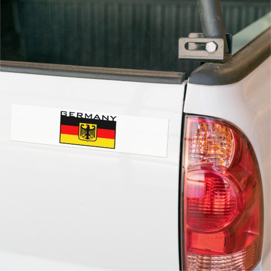 Duitse vlag bumpersticker (Op Truck)