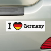 Duitse vlag bumpersticker (Op auto)