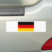 Duitse vlag bumpersticker (Op auto)