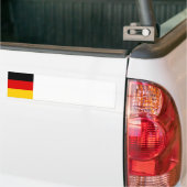Duitse vlag bumpersticker (Op Truck)
