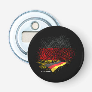 Duitse vlag button flesopener