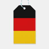 Duitse vlag cadeaulabel (Achterkant)