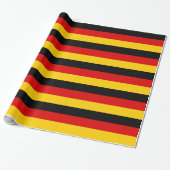 Duitse vlag cadeaupapier (Uitgerold)