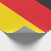 Duitse vlag cadeaupapier (Hoek)