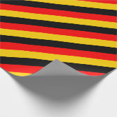 Duitse vlag cadeaupapier (Hoek)