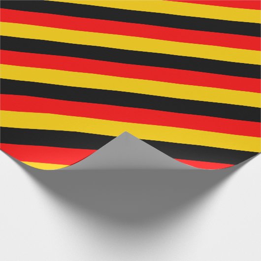 Duitse vlag cadeaupapier (Hoek)