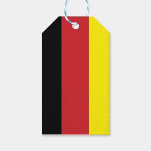 Duitse vlag cadeautas cadeaulabel (Voorkant)