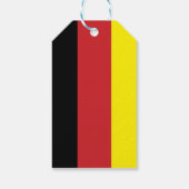 Duitse vlag cadeautas cadeaulabel (Achterkant)