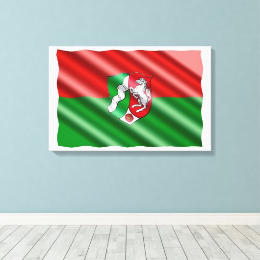 Duitse vlag canvas afdruk (Insitu (Houten vloer))