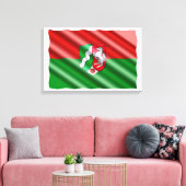 Duitse vlag canvas afdruk (Insitu (Woonkamer))