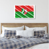Duitse vlag canvas afdruk (Insitu (Slaapkamer))
