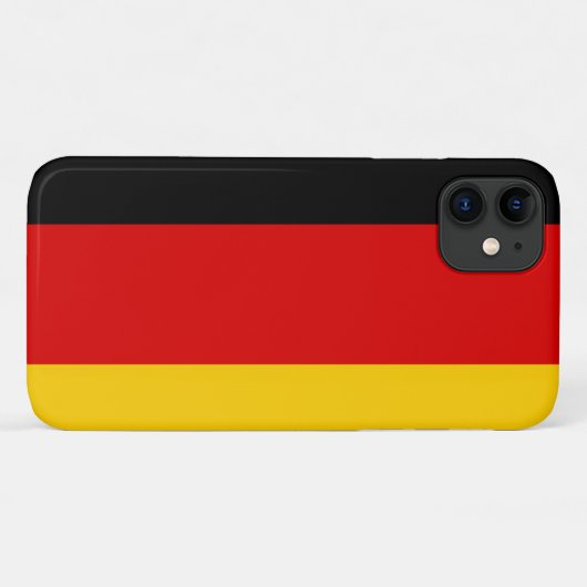Duitse vlag Case-Mate iPhone case (Achterkant (horizontaal))
