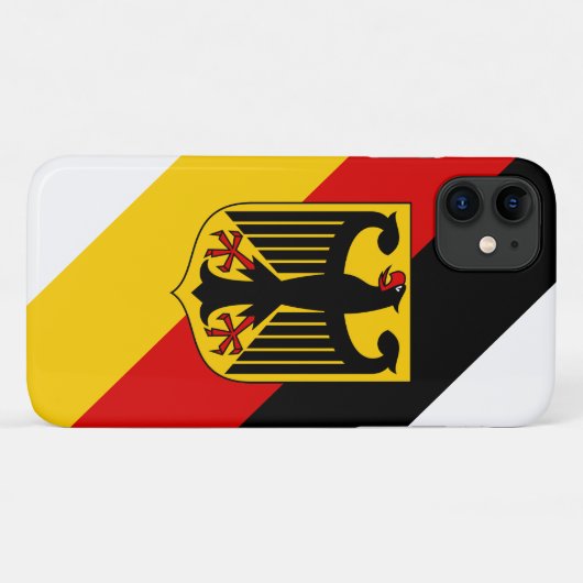 Duitse vlag Case-Mate iPhone case (Achterkant (horizontaal))