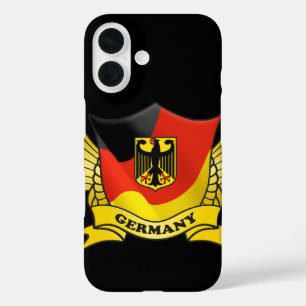 Duitse vlag iPhone 16 hoesje