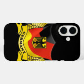 Duitse vlag Case-Mate iPhone case (Achterkant (horizontaal))