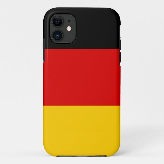 Duitse vlag Case-Mate iPhone case (Achterkant)