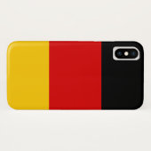 Duitse vlag Case-Mate iPhone case (Achterkant (horizontaal))